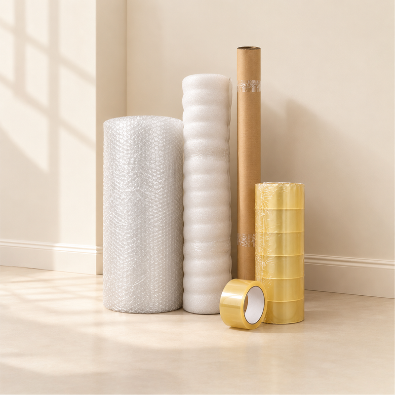 Protection rolls for packing